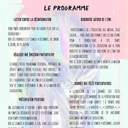 Programme Fédération 2